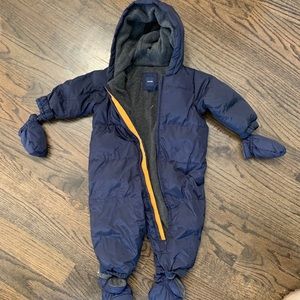 Baby Boys Gap Navy Snowsuit 12-18 months